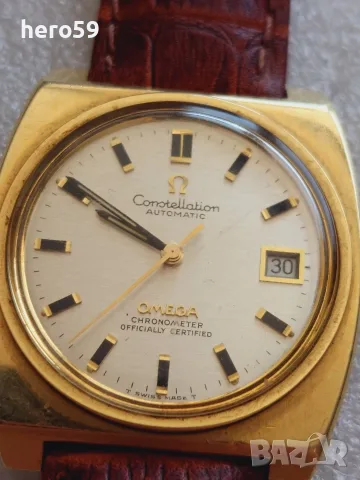 men's watch Omega constellation cal.1001/Омега Консталейшен хронометър 1969,злато стомана, снимка 10 - Мъжки - 55299961