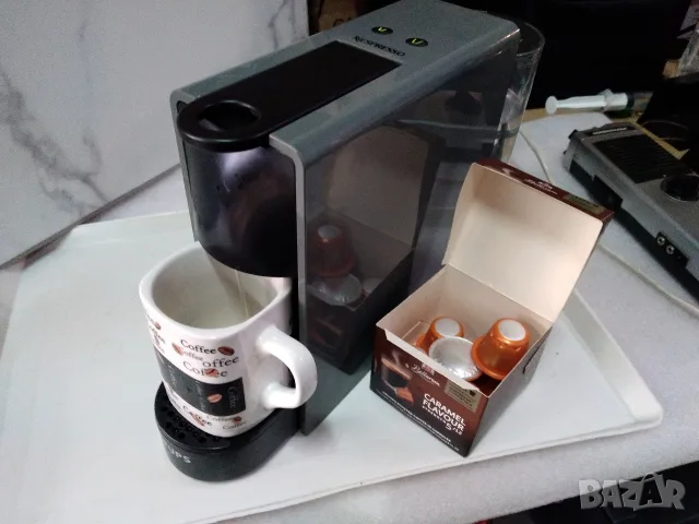 Кафемашина Nespresso Essensza Mini за капсули Naspresso, снимка 6 - Кафемашини - 55686103