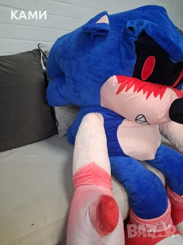 СОНИК /SONIC 110см височина, снимка 5 - Плюшени играчки - 55389915