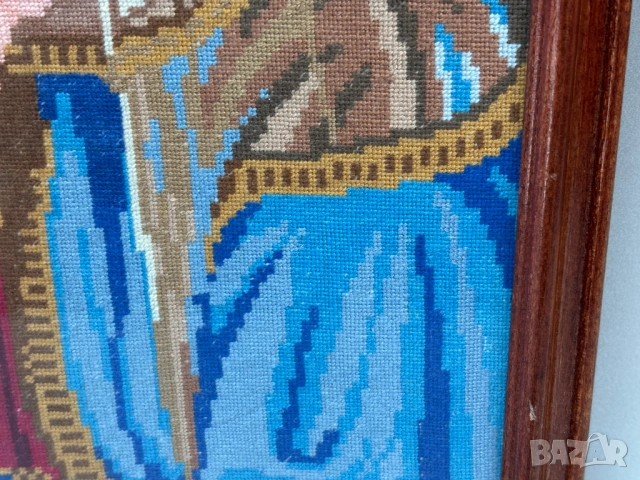 Ушит Гоблен "Мадоната с младенеца", снимка 4 - Гоблени - 54086819