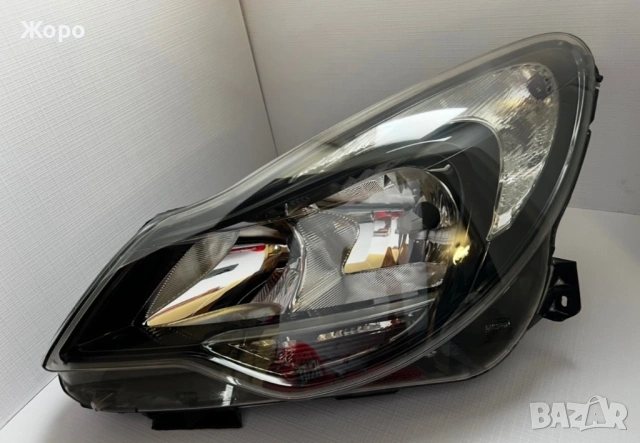 Оригинален ляв фар за Опел корса Д / Opel Corsa D Facelift (2011 – 2014 г.) OEM! GM / Valeo
