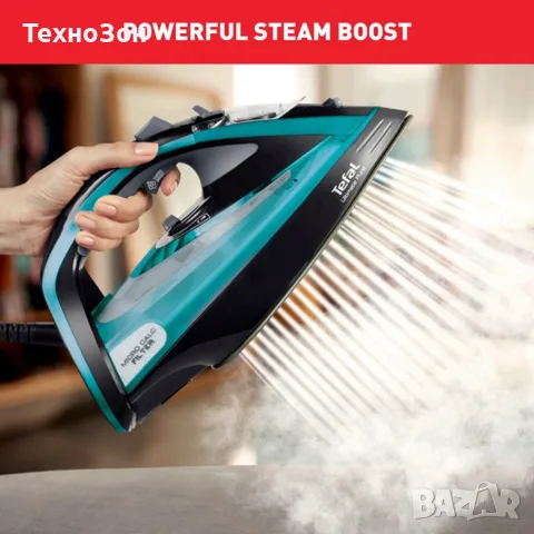 Ютия Tefal Ultimate Pure 3200W – Нова, мощна, 1 година гаранция, снимка 4 - Ютии - 55335079