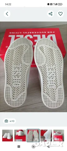 Diesel - Спортни обувки  Diesel Athene с кожа , снимка 6 - Дамски елегантни обувки - 55404559