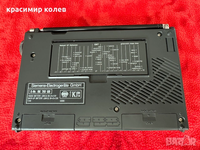 радиоприемник "SIEMENS RK 761", снимка 5 - Радиокасетофони, транзистори - 55054519