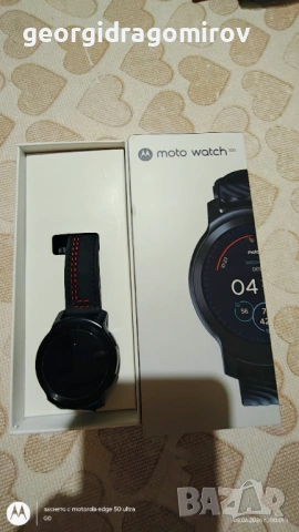 Смарт часовник Motorola Moto Watch 100, снимка 2 - Смарт гривни - 54784693
