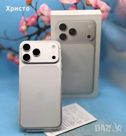 ГАРАНЦИОНЕН!!! Apple iPhone 17 Pro Max, 512GB, 5G, Silver, снимка 3 - Apple iPhone - 55273713