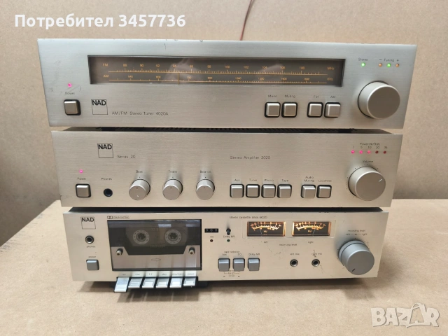NAD SERIES 20 - Усилвател 3020, тунер 4020, Дек 6020, Дека е за ремонт , снимка 2 - Ресийвъри, усилватели, смесителни пултове - 55134580