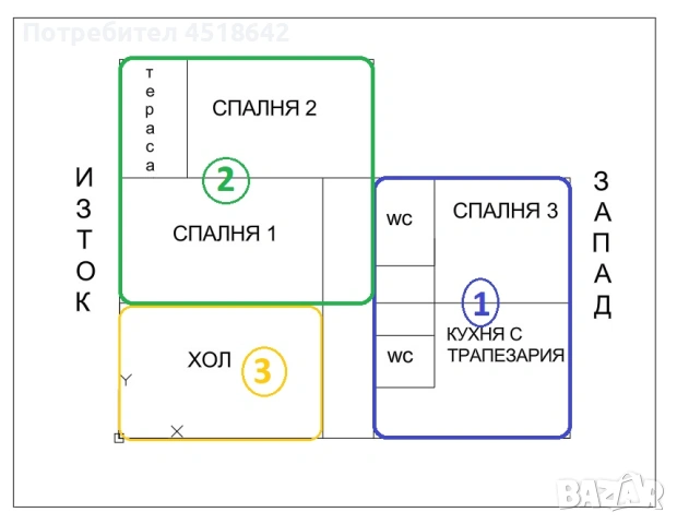 собственик продава петстаен апартамент, снимка 2 - Апартаменти - 55206271
