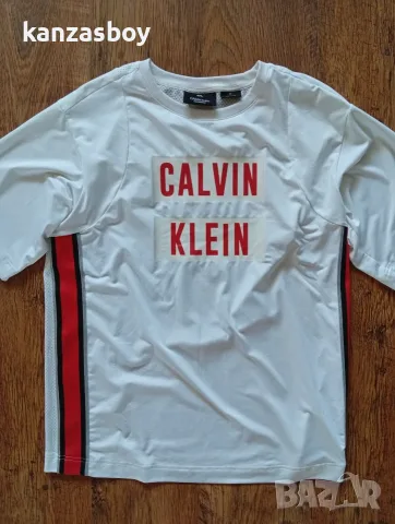 Calvin Klein Performance - дамска оувърсайз тениска р-р S, снимка 4 - Тениски - 55502213