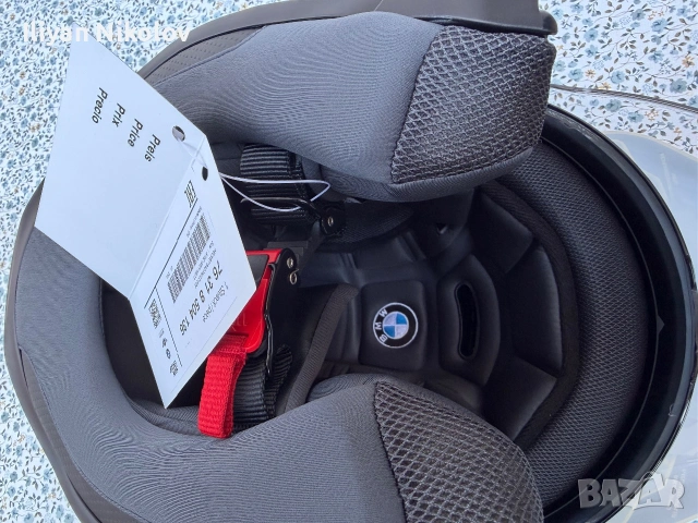  Каска BMW Motorrad Sao Paolo GREY MATT. Рамер 61-62 см, снимка 7 - Аксесоари и консумативи - 55179496