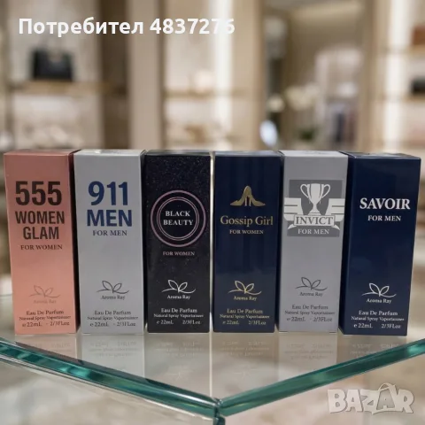 Комплект от 6 парфюма, снимка 4 - Унисекс парфюми - 55332254