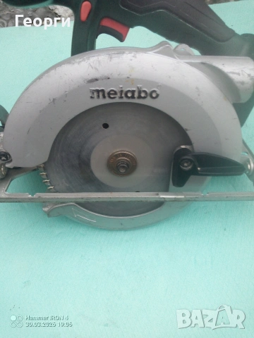 Metabo KSA 18 LTX 18V Ръчен циркуляр тяло/боди , снимка 2 - Други инструменти - 54031066