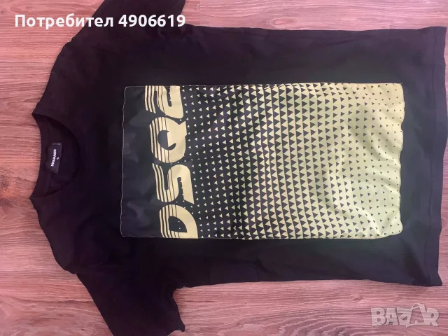 Ефектна мъжка тениска Dsquared2 DSQ2 (Размер XL) – КАТО НОВА!, снимка 2 - Тениски - 55542288