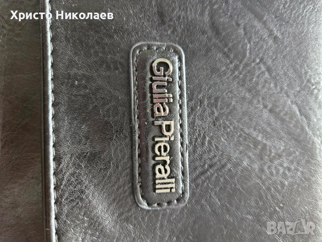 Мъжка кожена чанта Giulia Pieralli, снимка 3 - Чанти - 54283818