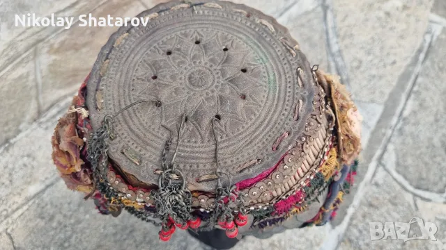 Етнография Стар Родопски тепетлък. сребърни монети. етнография , снимка 2 - Антикварни и старинни предмети - 55382170
