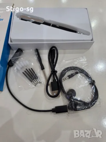 Аудио рекордер химикал с 64GB памет – дискретен voice recorder с запис с един бутон, снимка 2 - Други - 55596043