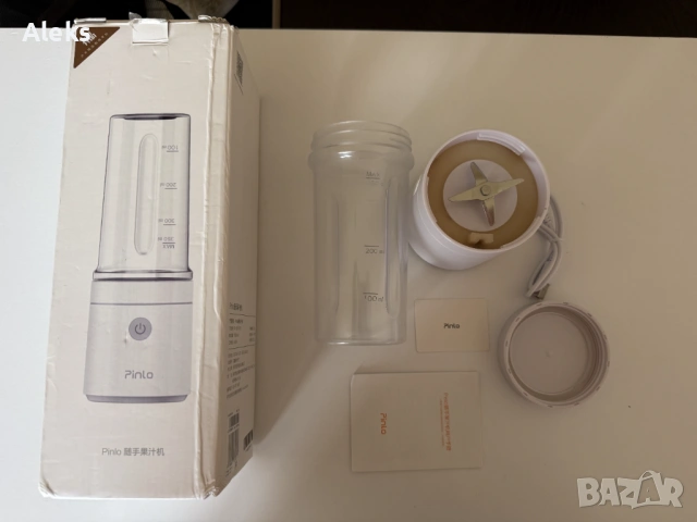 Фитнес блендер Pinlo Hand Juice Machine (PL-B007W3W) Цвят: бял, снимка 2 - Блендери - 54660866