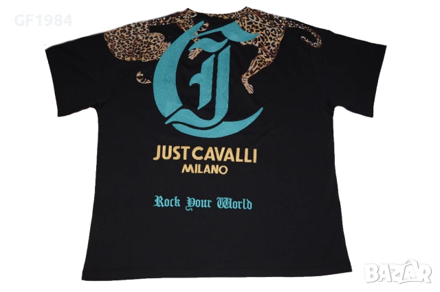 Just Cavalli - мъжка тениска, размер 3XL, снимка 4 - Тениски - 54680210