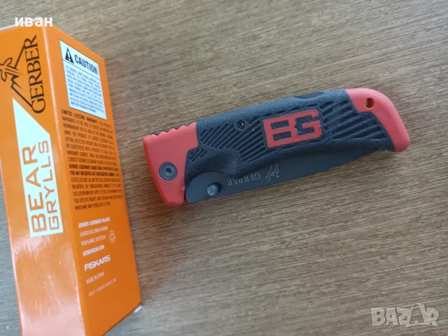Сгъваемо джобно ножче Bear Grylls, снимка 9 - Ножове - 55321749