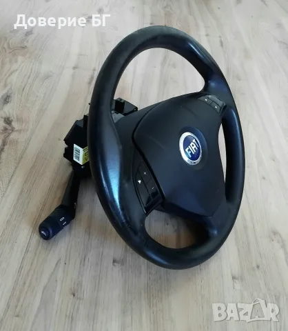Мултифункционален волан с Airbag и лостчета за Fiat Grande Punto / Punto Evo - OEM 7354104230, снимка 2 - Части - 55512023