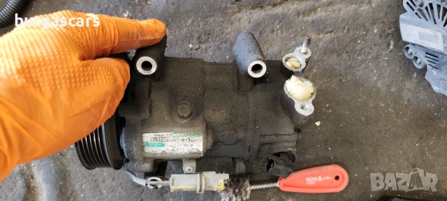 Компресор климатик 96 519 109 80 Peugeot 207 KFU 1.4 16V, снимка 3 - Части - 55188981