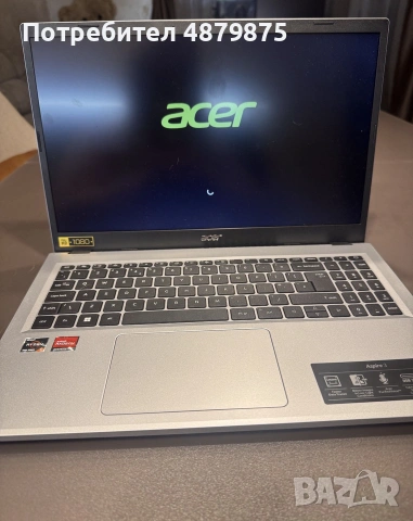 Лаптоп ACER ASPIRE 3-Като нов!, снимка 2 - Лаптопи за дома - 55212448