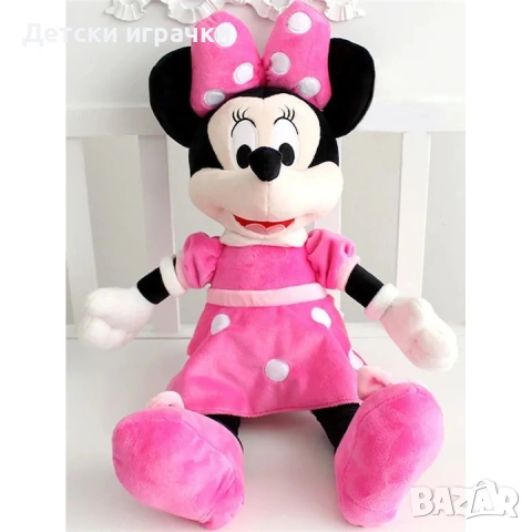 Плюшена играчка Мики Маус 60см, Мини Маус 60см, снимка 3 - Плюшени играчки - 50225958