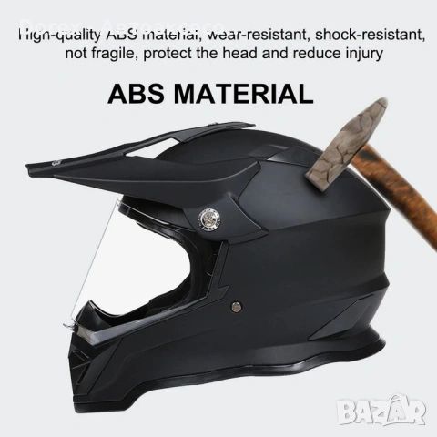 Крос каска за мотор, мотокрос, ендуро и АТВ - черно-зелен мат - размер М и L, снимка 4 - Аксесоари и консумативи - 54184033