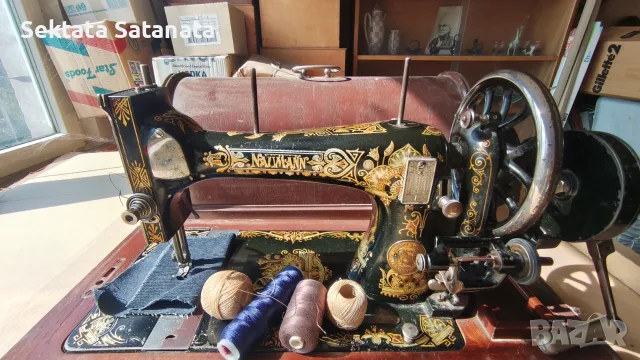  Ръчна шевна машина Naumann, снимка 6 - Шевни машини - 55438260