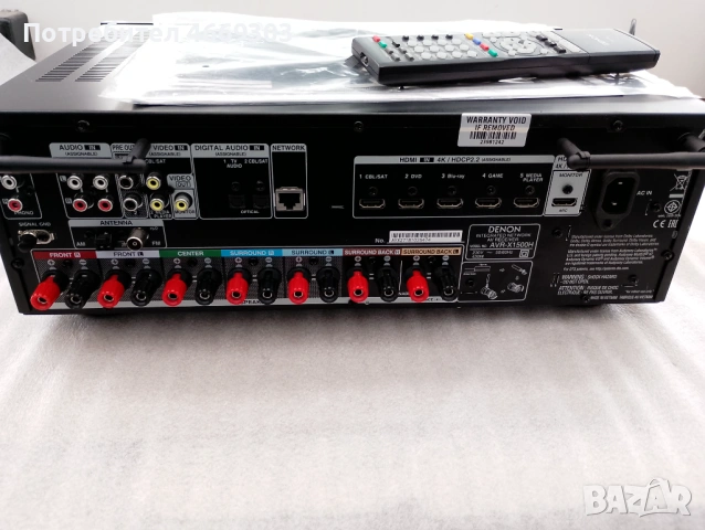 Denon AVR X 1500H, снимка 5 - Ресийвъри, усилватели, смесителни пултове - 54424930
