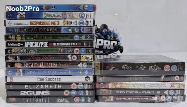 DVD филми чисто нови неразопаковани 