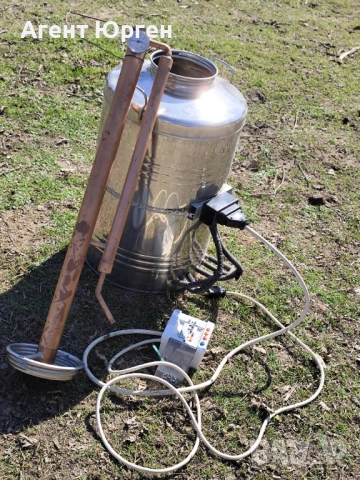 Казан за ракия на ток  с медна ректификационна колона , снимка 3 - Други машини и части - 54125945