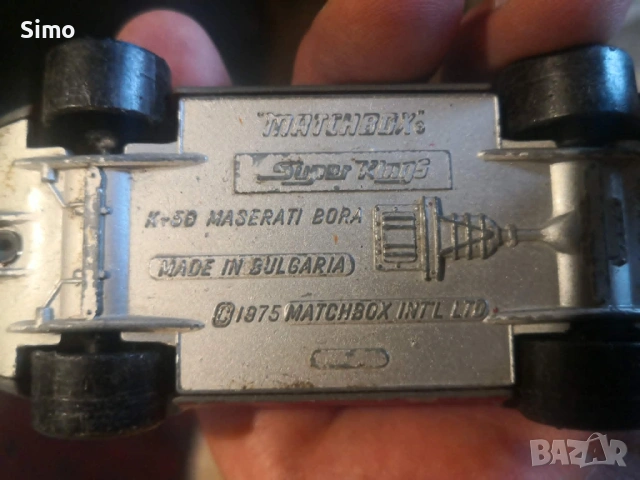 2 колички Matchbox Bulgaria Ford capri ii и Maserati bora, снимка 6 - Други ценни предмети - 54804261