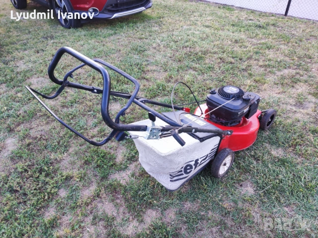 Бензинова самоходна косачка с кош Efco BriggsStratton Quantum50 190cc 5кс 4t 47см 30кг, снимка 6 - Градинска техника - 54854374