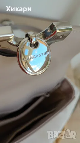 Дамска чанта от естествена кожа Lancaster , снимка 4 - Чанти - 46400170