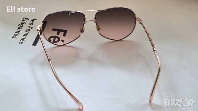 ОРИГИНАЛНИ слънчеви очила Chanel Chain Aviator 4667 (Размер 57), снимка 3 - Слънчеви и диоптрични очила - 54997217