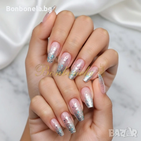 Самозалепващи изкуствени нокти Press On Nails, снимка 3 - Продукти за маникюр - 53033369