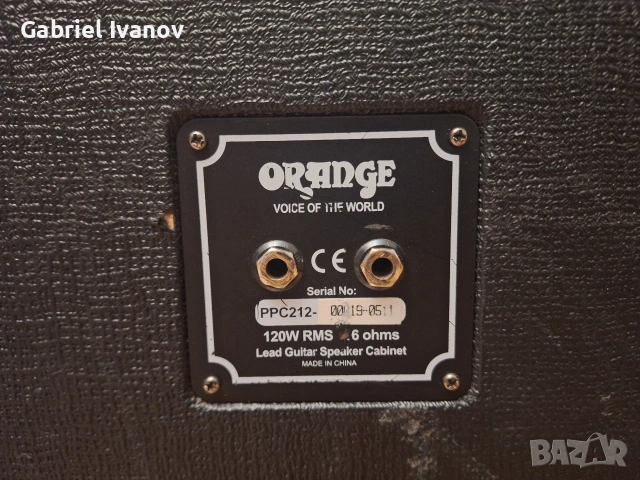 Китарен кабинет Orange PPC212, снимка 8 - Китари - 54122396