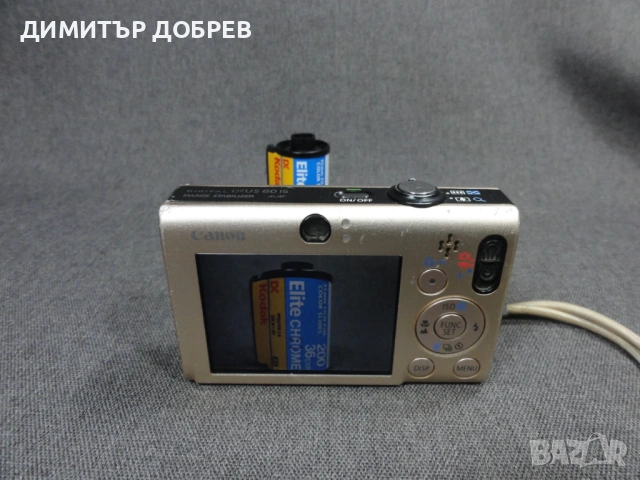 ЦИФРОВ ФОТОАПАРАТ CANON DIGITAL IXUS 80 IS 8MP CCD DIGITAL CAMERA Y2K RETRO DIGICAM, снимка 11 - Фотоапарати - 54903430