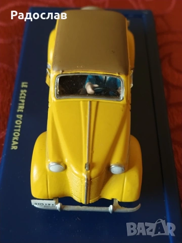 стара френска количка Opel Herge Tintin, снимка 2 - Колекции - 54668631