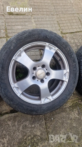 летни гуми с алуминиеви джанти от VW Touran, снимка 9 - Гуми и джанти - 54010744