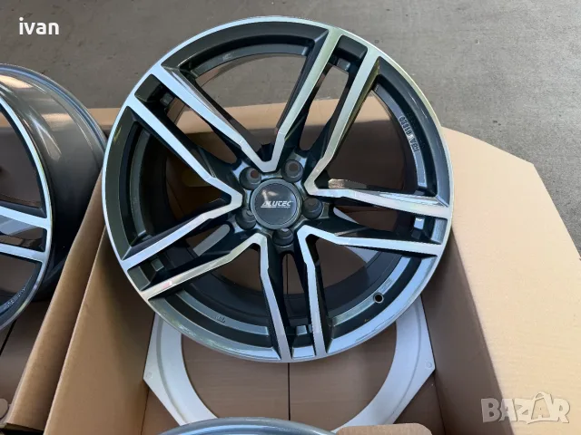 4 бр. чисто нови алуминиеви джанти Alutec 19 цола 5x112, централен отвор 66.5, ET20, 8J, снимка 5 - Гуми и джанти - 55323048