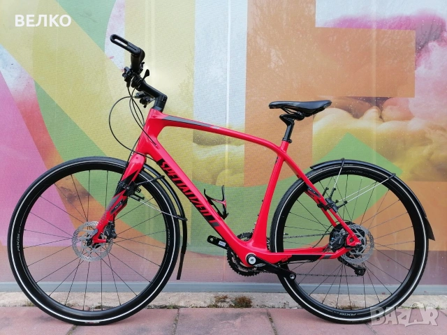 Хибриден велосипед Specialized Sirrus Expert - 28" 2x11 , Carbon , L 