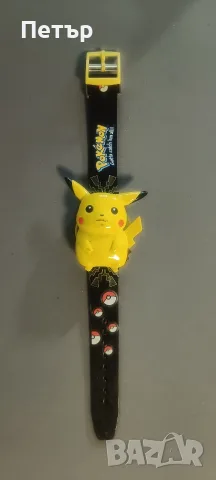 Оригинален ретро часовник Nintendo Pokémon - Pikachu (1998 г.) / Vintage C-Watch