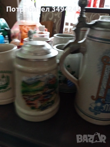 Стари немски халби за бира, снимка 4 - Антикварни и старинни предмети - 47080082