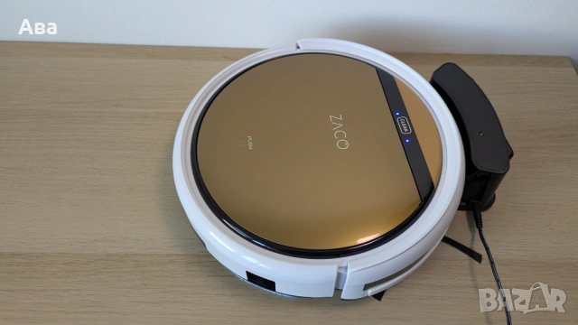 Робот прахосмукачка ZACO V5x – почти нова, моп + прахосмукачка, WiFi, 85€