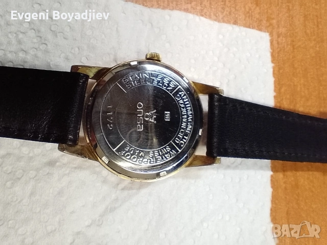 Мъжки ръчен часовник ONSA, swiss made перфектен , снимка 3 - Мъжки - 54646201
