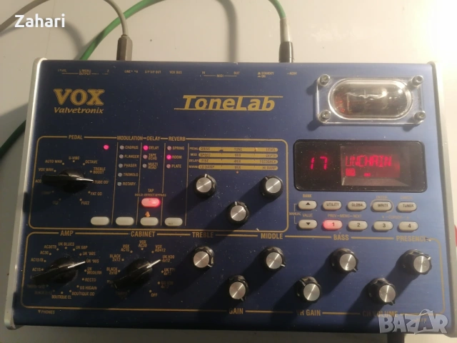 Лампов Китарен процесор Vox Tone lab , снимка 2 - Китари - 54526192
