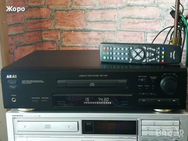 ⏯️ Клип. Akai CD-1100 PCM69 /simple modded, снимка 3 - Ресийвъри, усилватели, смесителни пултове - 54719966