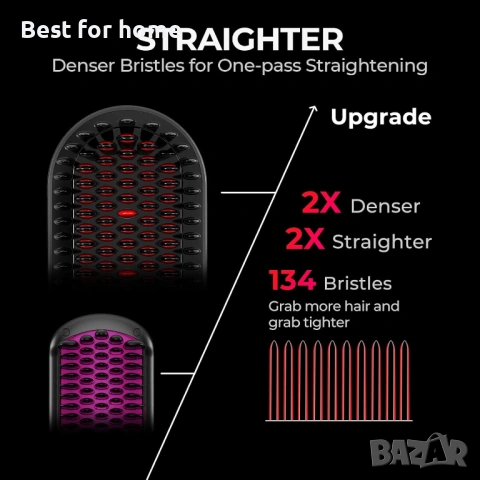 Четка за изправяне на коса TYMO, снимка 3 - Друга електроника - 54157258